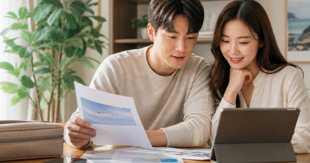 허니문 예약 확인서·바우처 정리법: 항공·숙소·투어·교통 정보 한눈에 모으기