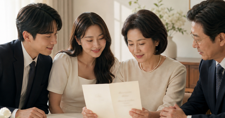 청첩장 부모님 성함·호칭 표기 가이드: 혼주 이름 순서·한글·한자·생략 기준