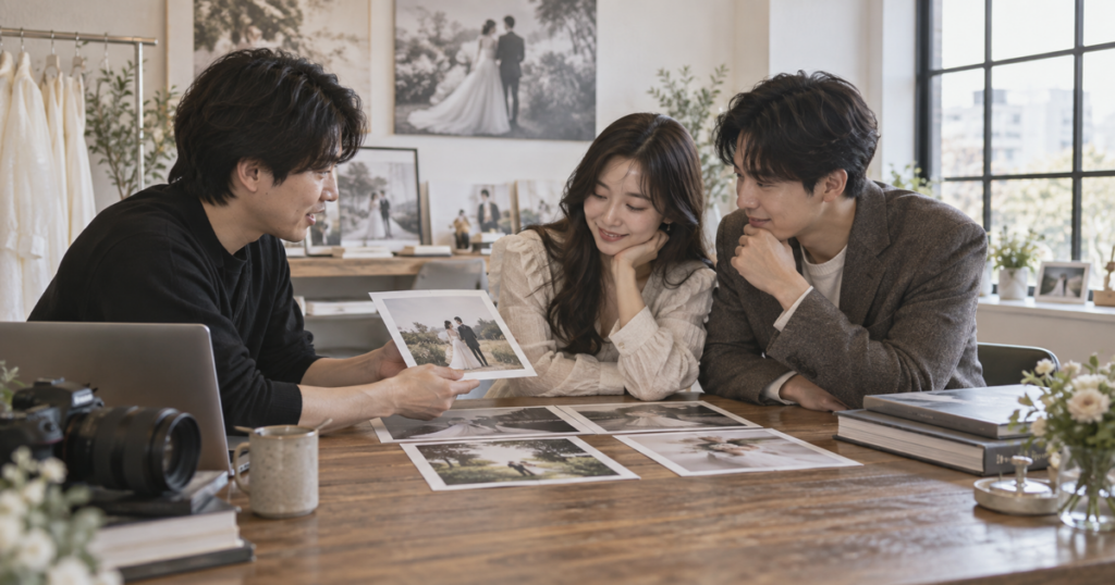 웨딩촬영 시안 만드는 법: 포즈·컨셉을 작가에게 전달하는 한 장 정리