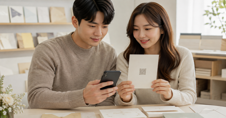 청첩장 QR코드 넣기 전 체크리스트: 모바일 링크·인쇄 위치·스캔 테스트 순서