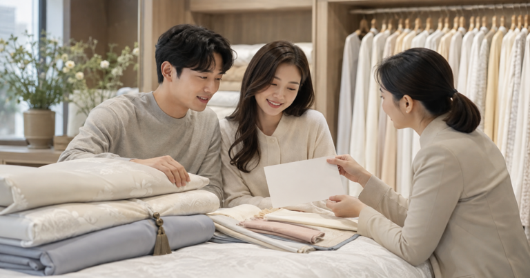예단 이불 고르는 법: 소재·세트 구성·보관·전달 전 체크리스트