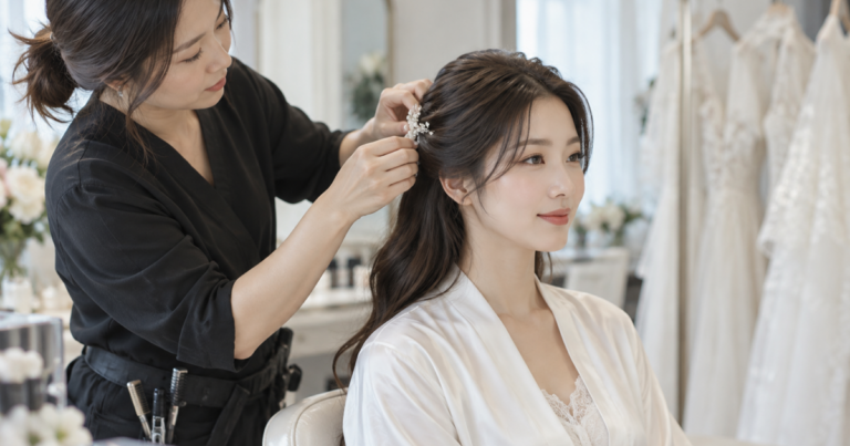 웨딩촬영 헤어변형 예약·순서 가이드: 시안·시간·신랑 스타일 체크