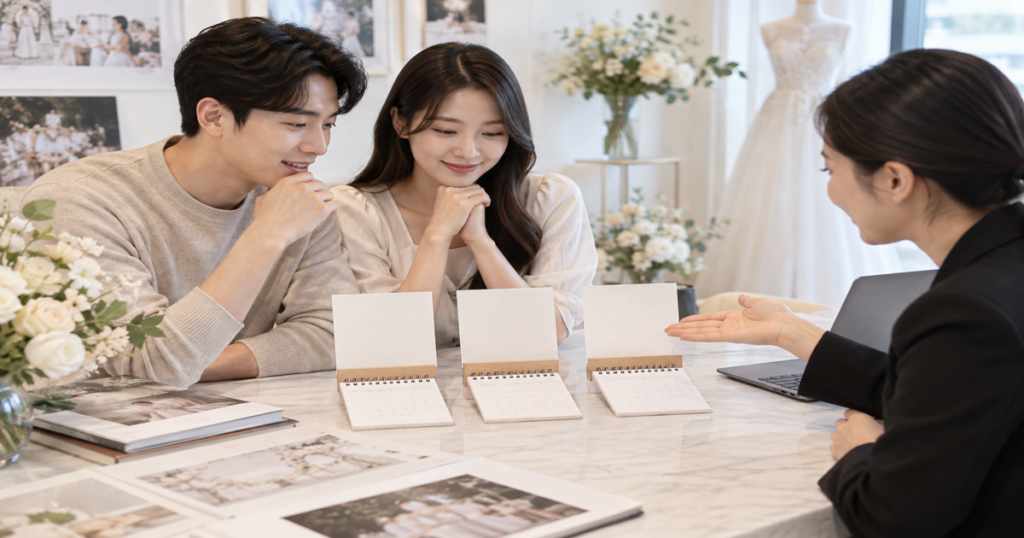 비동행·부분동행·풀동행을 구분해 필요한 업무를 표시하는 준비 장면